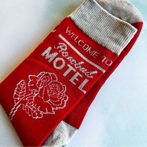 3/$15 Rosebud Motel Crew Socks from Schitts Creek NEW!